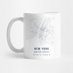 new york map Mug